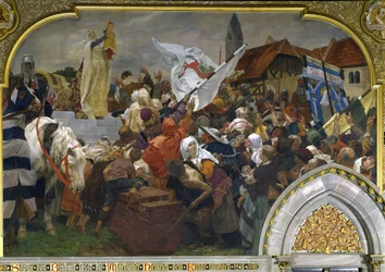 Sophie of Brabant Presenting Henry the Child to the People of Marburg in 1248